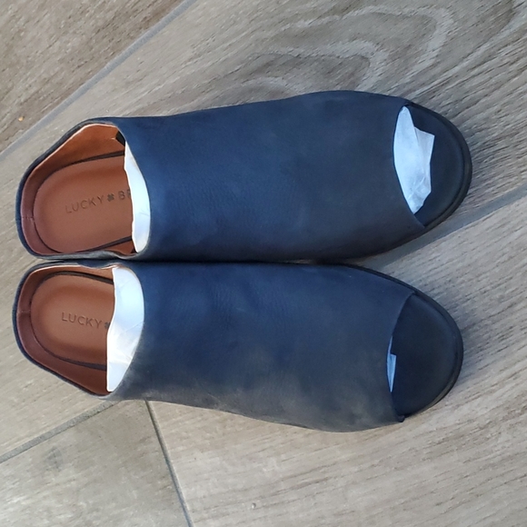 🆕️ Lucky Brand Open Toe Booties - Picture 11 of 13